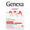 Genexa, ホメオパシーレッグクランプ、オーガニックレッグクランプ＆ペインフォーミュラ、グレープ、チュアブルタブレット100粒