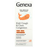 Genexa‏, Kid's Cough & Chest Congestion, Organic Blueberries, 4 fl oz (118 ml)