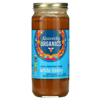 

Heavenly Organics 100% Organic Raw White Honey 22 oz (624 g)