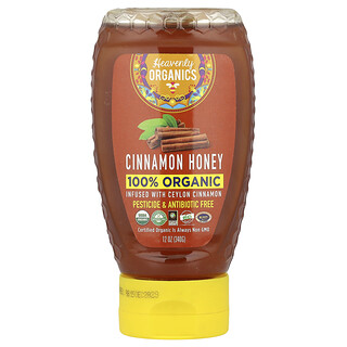 Heavenly Organics, %100 Organik Tarçın Balı, 12 oz (340 gr)