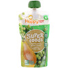 Happy Family Organics, Happytot, Superfoods, Organic Pears, Green Beans & Peas + Super Chia, 4.22 oz (120 g)