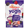 Happy Family Organics, Organic Yogis, Freeze Dried Yogurt & Fruit Snacks, Mixed Berry, 1 oz (28 g)