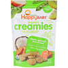 Happy Family Organics, Organic Creamies, Freeze-Dried Veggie, Fruit & Coconut Milk Snacks, Apple, Spinach, Pea & Kiwi, 1 oz (28 g)