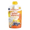 Nurture Inc. (Happy Baby), Happy Tot, Stage 4, Super Morning, Fruit, Yogurt & Grain Blend, Organic Bananas, Blueberries, Yogurt & Oats Plus Super Chia, , 4 oz (113 g)