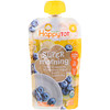 Happy Family Organics, Happy Tot, Super Morning, Fruit, Yogurt & Grain Blend, Organic Bananas, Blueberries, Yogurt & Oats + Super Chia, Stage 4, 4 oz (113 g)