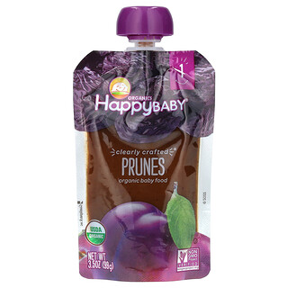 Happy Family Organics, Happy Baby®, Organic Baby Food, Bio-Babynahrung, Stufe 1, Pflaumen, 99 g (3,5 oz.)