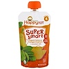 Happy Family Organics, Happy Tot, Stage 4, Super Smart, Fruit and Veggie Blend, Organic Bananas, Mangos & Spinach, Coconut Milk, 4 oz (113 g)
