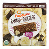 Happy Family Organics, Happy Kid, Banana + Chocolate, Barra de fruta y avena, 5 barras, 0,99 oz (28 g) c/u