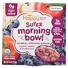 Happy Family Organics, Happy Tot, Super Morning Bowl, Oatmeal + Sprouted Quinoa, Organic Apples & Blueberries, 4.5 oz (128 g)