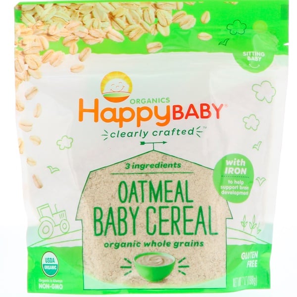 Clearly Crafted, Cereal de avena para bebés, 198 g (7 oz) 