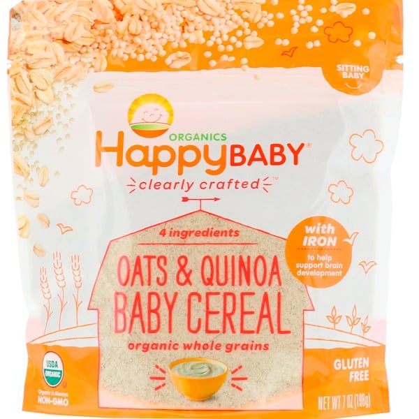 happy baby clearly crafted cereal