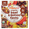 Happy Family Organics, Happy Tot, 12+ Months, Organic Beef & Quinoa Fiesta with Vegetable Salsa, 4.5 oz (128 g)
