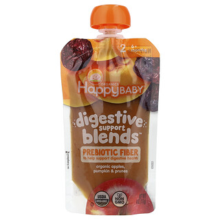 Happy Family Organics, Happy Baby®, Digestive Support Blends™, 6+ maanden, biologische appels, pompoen en pruimen, 113 g