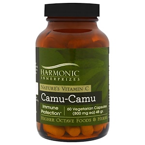 Отзывы о Хармоник Иннерпрайзис, Camu-Camu, 800 mg , 60 Veggie Caps