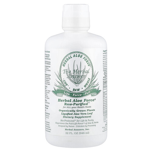 Herbal Answers Herbal Aloe Force®, Raw Purified™, 32 fl oz (946 ml)
