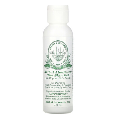 Herbal Answers Herbal Aloe Force, гель для кожи, 4 жидкие унции