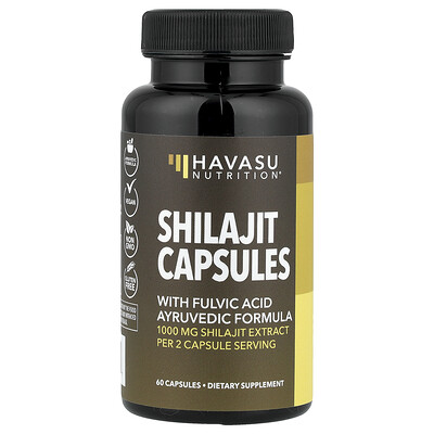 Product Image for Havasu Nutrition, Shilajit, 60 Capsules