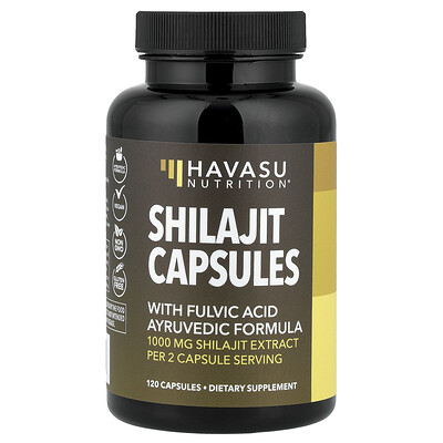 Product Image for Havasu Nutrition, Shilajit, 120 Capsules