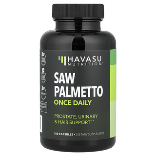 Havasu Nutrition, Palmier pitic, o dată pe zi, 100 de capsule (500 mg per capsulă)