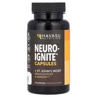 Havasu Nutrition, Neuro-Ignite™ și sunătoare, 30 de capsule