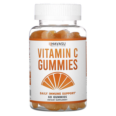 Havasu Nutrition Vitamin C Gummies, Daily Immune Support, 60 Gummies