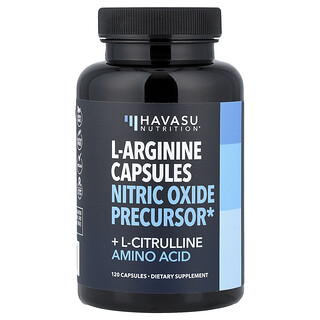 Havasu Nutrition, Acide aminé L-arginine + L-citrulline, 120 capsules