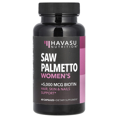 Product Image for Havasu Nutrition, Saw Palmetto Women's , 60 Capsules