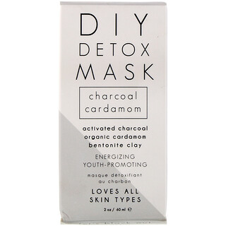 Honey Belle, DIY Detox Mask, Charcoal Cardamom, 2 oz (60 ml)