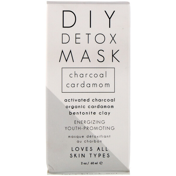 DIY Detox Mask, Charcoal Cardamom, 2 oz (60 ml)