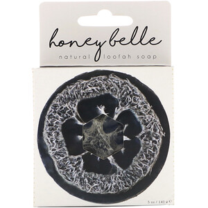 Отзывы о Honey Belle, Natural Loofah Soap, Charcoal Bamboo, 5 oz (140 g)