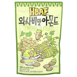 HBAF, Wasabimandel, 120 g