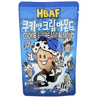 HBAF, Печенье со сливками и миндалем, 120 г