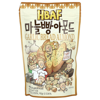 Product Image for HBAF, Garlic Bread Almond, 4.23 oz (120 g)
