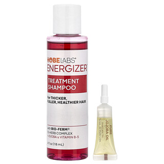Hobe Labs, Energizer™, Champú de tratamiento, Para cabello más grueso, voluminoso y saludable, 118 ml (4 oz. líq.)
