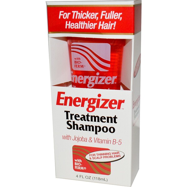 Hobe Labs‏, Energizer Treatment Shampoo with Jojoba & Vitamin B-5, 4 fl oz (118 ml)