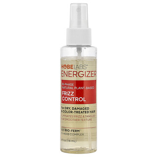Hobe Labs, Energizer, Frizz Control, For Dry, Damaged & Color-Treated Hair, 4 fl oz (118 ml)