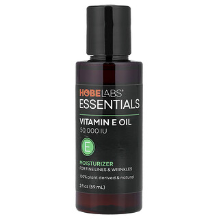 Hobe Labs, Essentials, масло с витамином E, 59 мл (2 жидк. унц.)