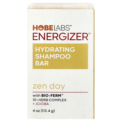 Product Image for Hobe Labs, Energizer , Hydrating Shampoo Bar, Zen Day, 4 oz (113.4 g)