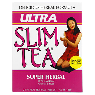 Hobe Labs, Ultra Slim Tea، أعشاب فائقة، 24 كيس شاي عشبي، 1.69 أونصة (48 جم)
