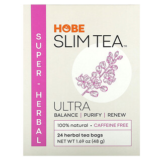 Hobe Labs, Té Super Herbal Ultra Slim, 24 saquitos de té de hierbas, 1.69 oz (48 g)