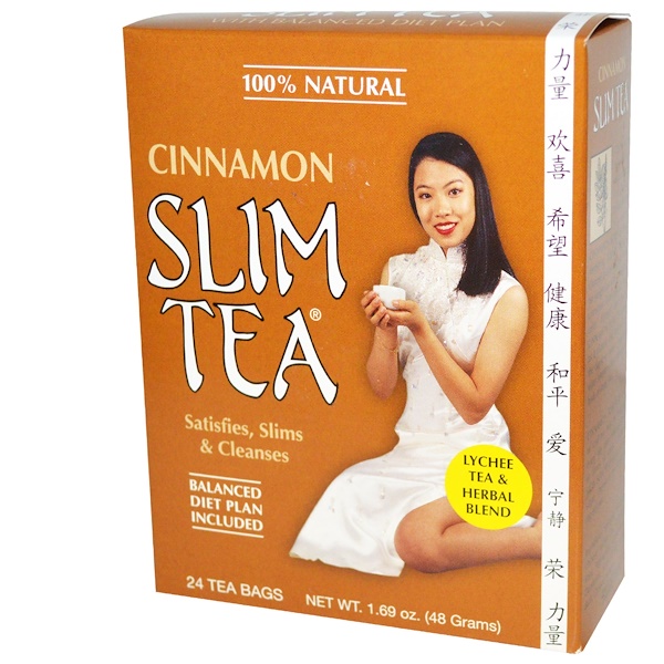 Hobe Labs, Slim Tea, Cinnamon, 24 Tea Bags, 1.69 oz (48 g) (Discontinued Item) 