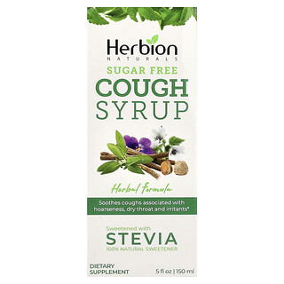 Herbion Naturals, Sugar Free Cough Syrup With Stevia, Alcohol Free, 150 ml (5 fl oz)