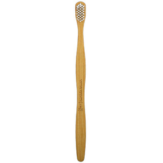The Humble Co., Humble Bamboo Toothbrush, Adult Sensitive, White, 1 Toothbrush