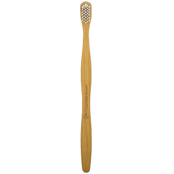 The Humble Co., Humble Bamboo Toothbrush, Adult Sensitive, White, 1 Toothbrush