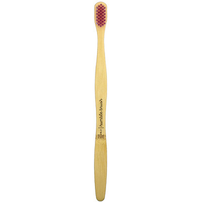 Купить The Humble Co. Humble Bamboo Toothbrush, Adult Sensitive, Pink, 1 Toothbrush