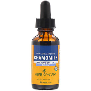 Отзывы о Херб Фарм, Organic Chamomile, 1 fl oz (30 ml)
