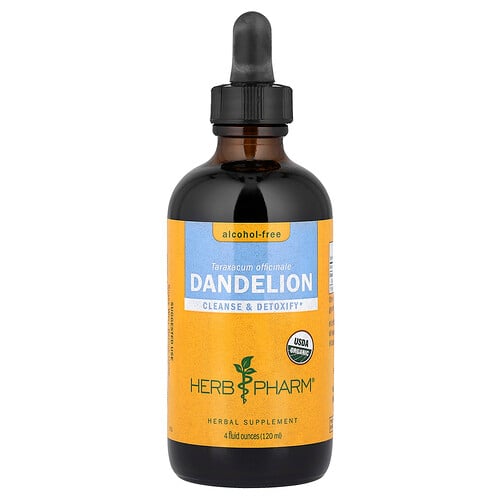 Herb Pharm Dandelion, Alcohol-Free, 4 fl oz (120 ml)