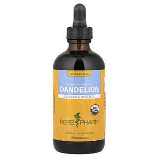 Herb Pharm, Paardenbloem, alcoholvrij, 120 ml