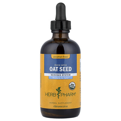 Herb Pharm Oat Seed AlcoholFree 4 fl oz 120 ml