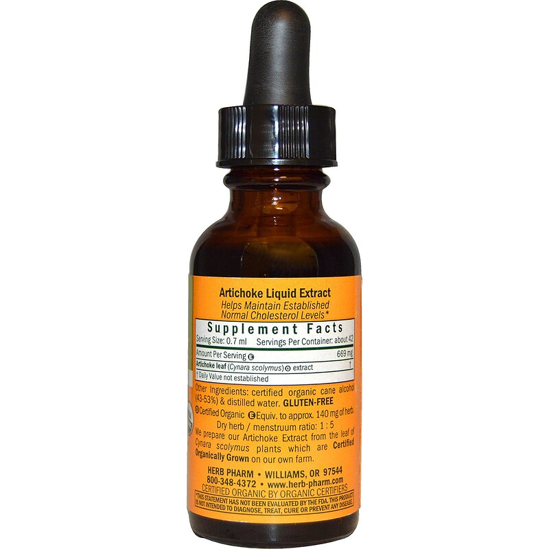 Herb Pharm, Artichoke, Whole Leaf, 1 fl oz (30 ml) iHerb